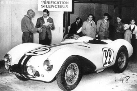 Carroll Shelby i Paul Frere – Aston Martin DB3S.